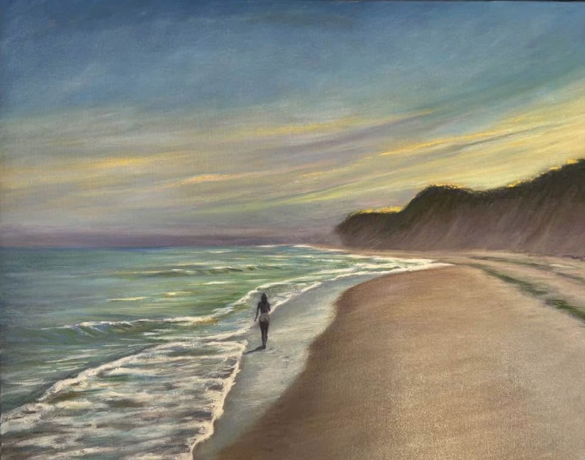Steps to Eternity — landscape painting by Warren F Green